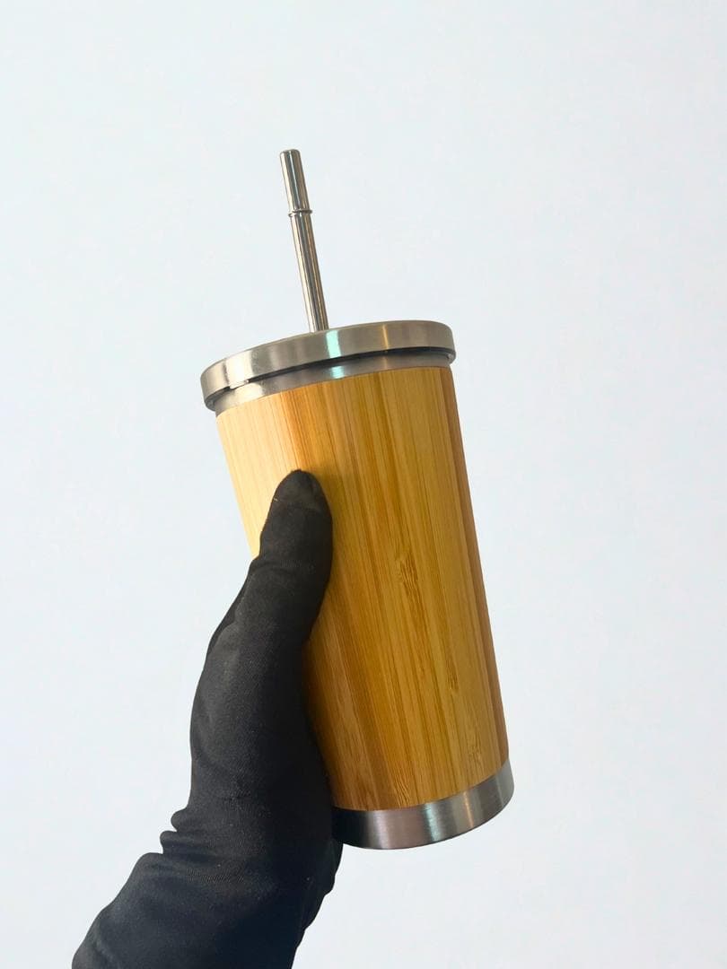 Bamboo & Stainless Steel Sippy Cup