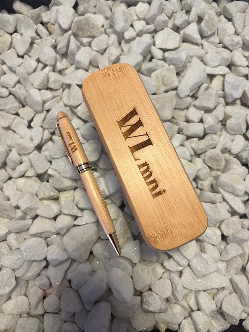 Bamboo pen with Bamboo Case