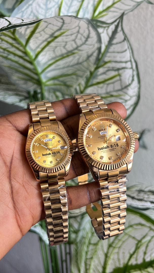 Couple Rolex Style Watch