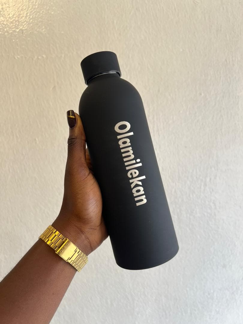 Matte Bottle With Handle