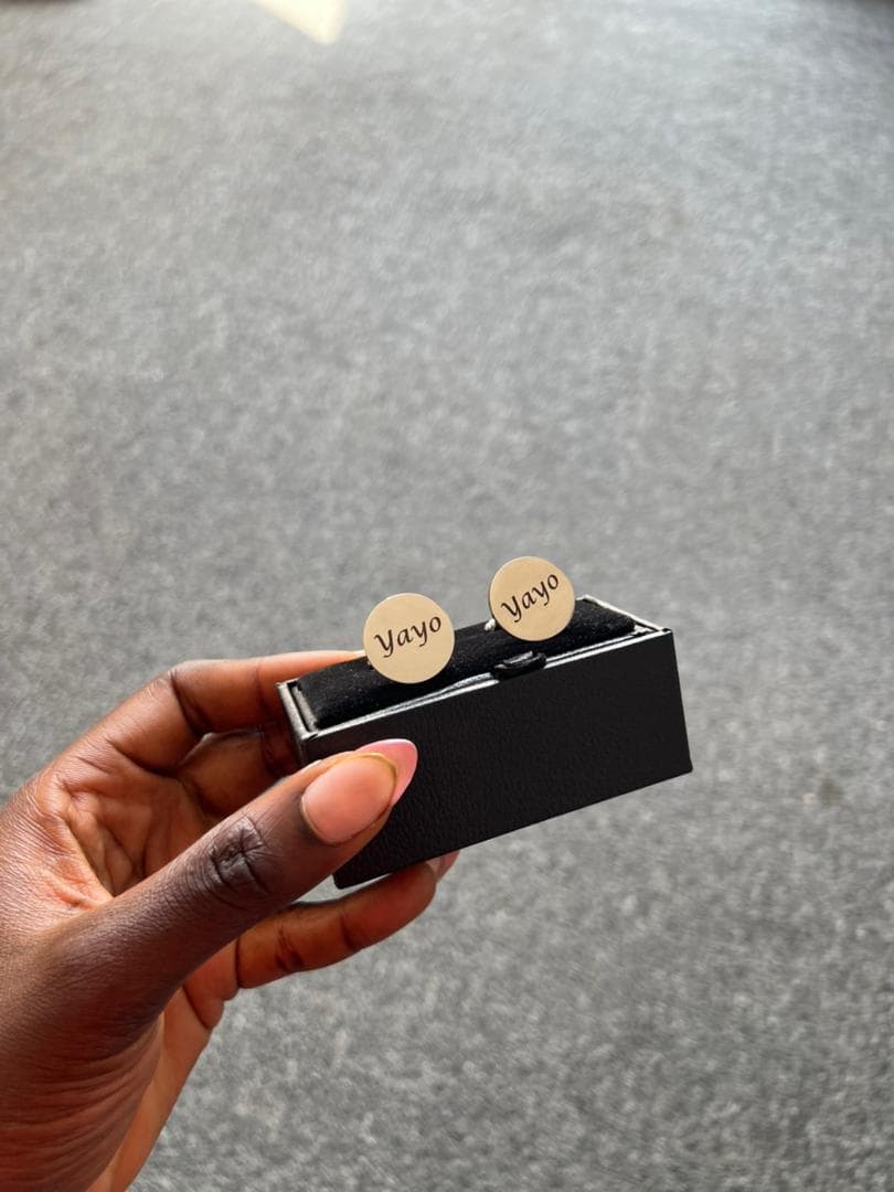Personalized Stainless Steel Cufflinks