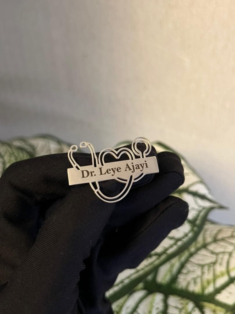 Stethoscope Brooch